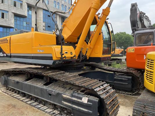 Moteur Cummins Excavator Digger hyundai 220-9s 5-10 mètres hauteur de décharge Bon état 50 tonnes Poids de fonctionnement