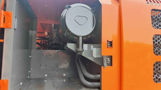 Orange en bon état 19400KG Excavateur Hitachi Zx200 d'occasion avec une puissance de 109.6kw