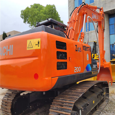 20 tonnes de machines lourdes utilisées Hitachi Zx200 Excavator avec des heures de travail réduites