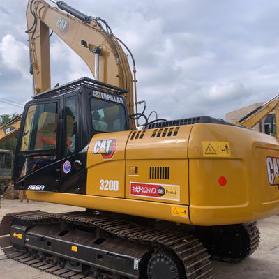 Excavateur CAT 320D usagé à vendre Temps de travail réduit Performance élevée Prêt pour la construction et l'exploitation minière