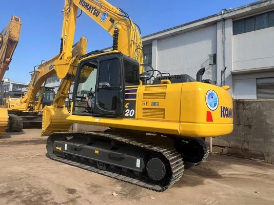 Excavateur de komatsu d'occasion utilisé PC220-7 Excavateur à rampe de 22 tonnes