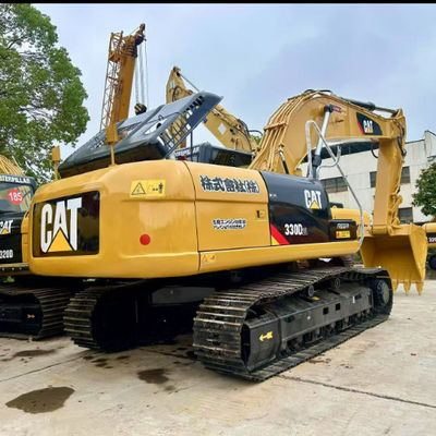 Mini pelle hydraulique d'occasion CAT 330D 330DL, 1,4 m3, 30 tonnes, excavatrice chenille Caterpillar, mini-pelle