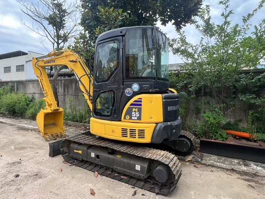Mini d'origine d'occasion 5,5 tonnes pour Komatsu PC55 Petite pelle du Japon avec composants principaux : Moteur, Pompe