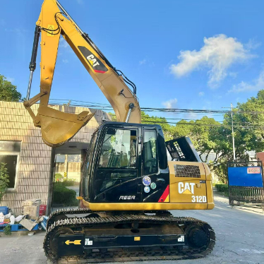 Excavatrice d'occasion Caterpillar Cat312D, Excavatrice Cat312D2, Excavatrice sur chenilles Cat312GC, mini pelle de 12 tonnes, bonne qualité, très bon état