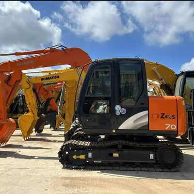 Excavatrice d'occasion HITACHI ZX70 d'origine japonaise de haute qualité - Rentable - Faibles heures de travail