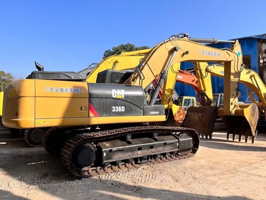Excavatrice hydraulique à rampe de 36 tonnes utilisée CAT336D avec disjoncteur pour le déplacement de la terre