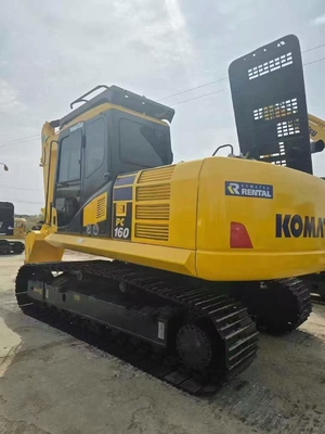 Excavatrice japonaise d'origine importée Komatsu PC160LC-7 Système hydraulique CLSS de 16 tonnes