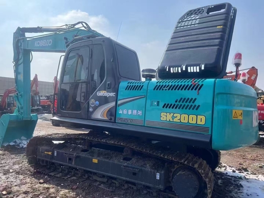 Vente à chaud Kobelco SK200D Excavateur à rampe 20 tonnes Excavateur moteur Haute efficacité Faible consommation de carburant Kobelco 200