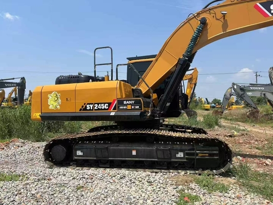 Excavateur hydraulique Sany SY245H d'origine usagée à vendre Excavateurs de poids de 25 tonnes SY245H SY235 SY215 SY155 SY365 SY485