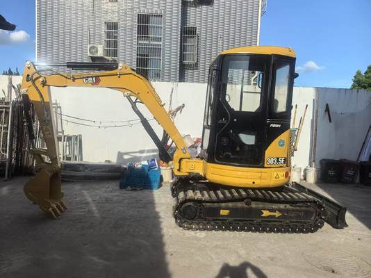 Excavatrice Cat 303.5E d'occasion, en bon état, pesant 3,5 tonnes, matériel de construction, à vendre à bas prix 305.5e 306E2 307E 308E
